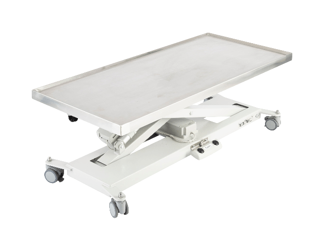 InterAktiv Veterinary Electric Procedure Table- Stainless Steel Top Tray.