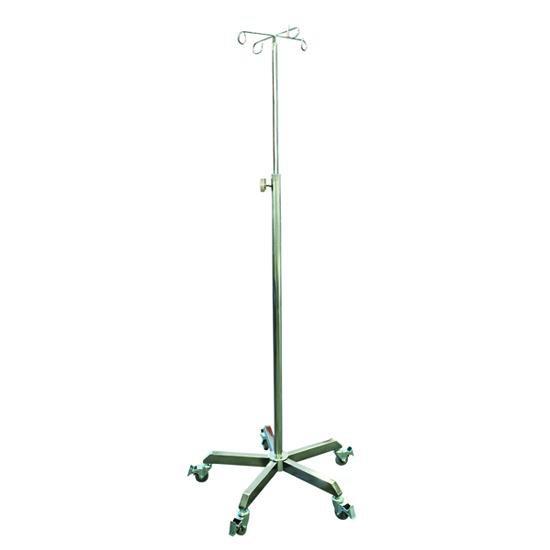 IV Pole stand, mobile drip stand, 2 hook IV stand