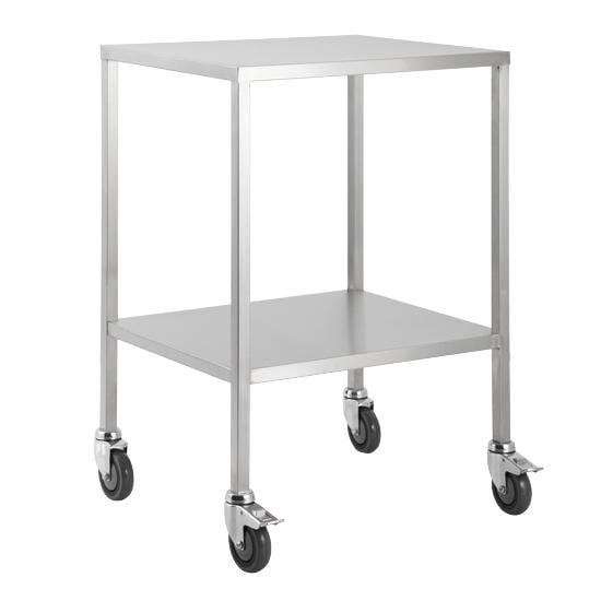 Stainless Steel Trolley with flat top in 50cm wide.