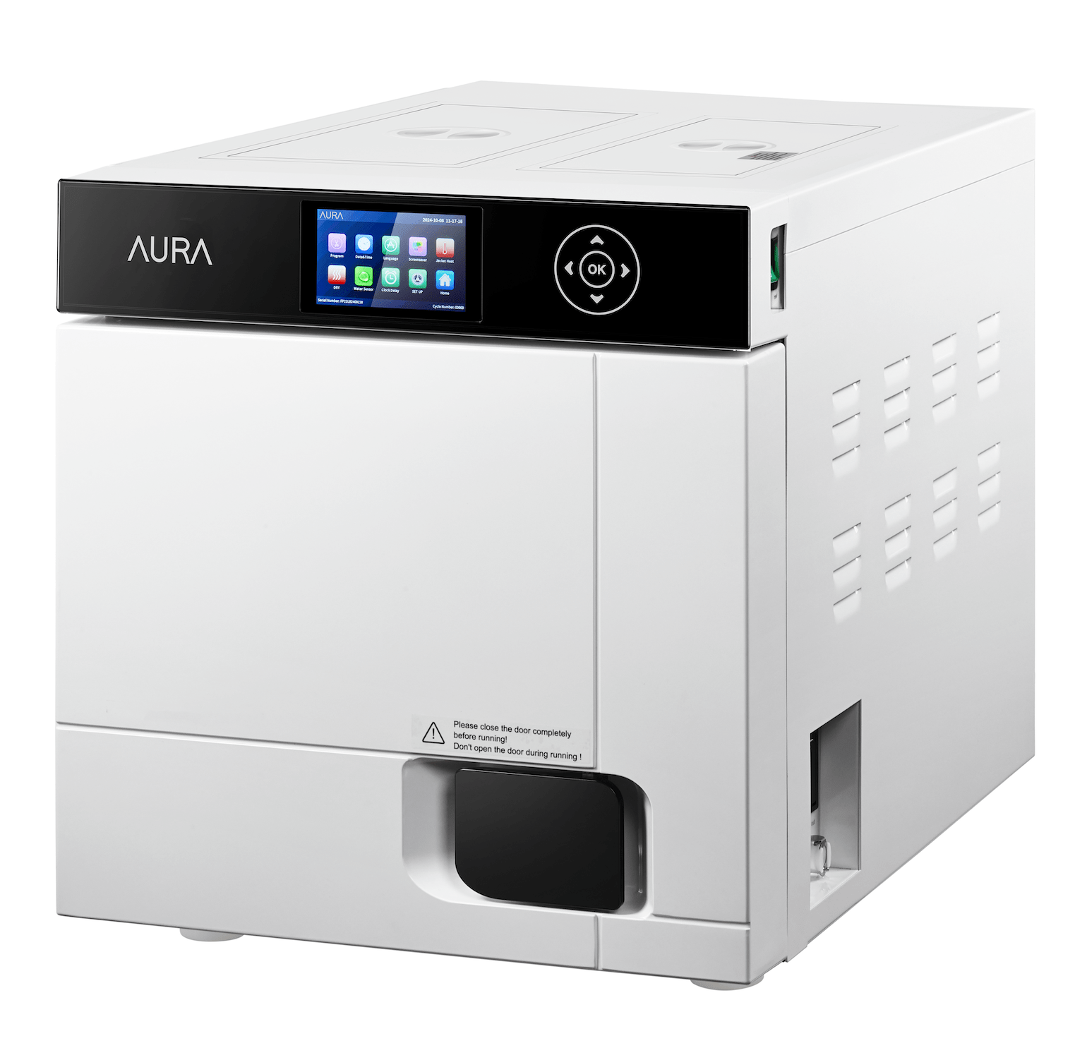 AURA Touchscreen Autoclave – Class B & S