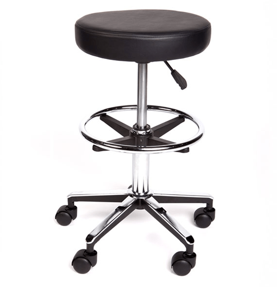 Gas Lift Stool With Foot Ring