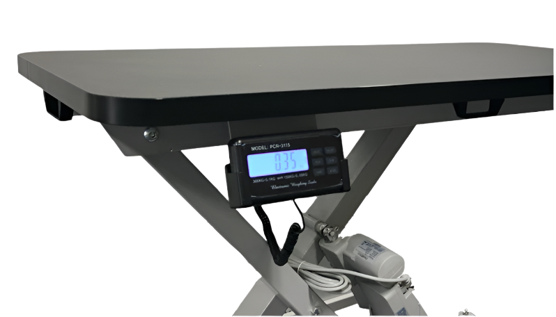 InterAktiv Veterinary Height Adjustable Consult Table with Weighing Scales - InterAktiv Health
