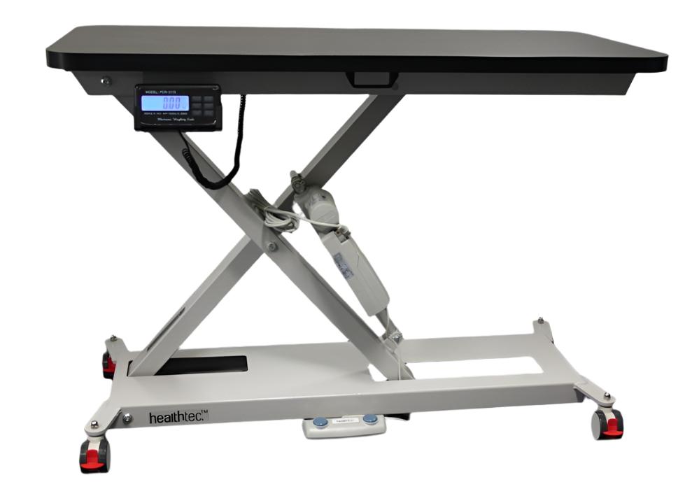 InterAktiv Veterinary Height Adjustable Consult Table with Weighing Scales - InterAktiv Health