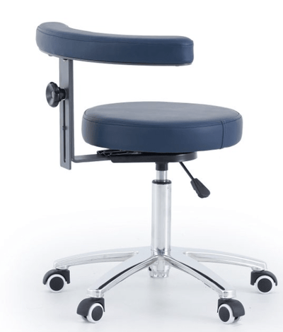 Pacific Round Top Gas List Stool with Arm Rest - InterAktiv Health