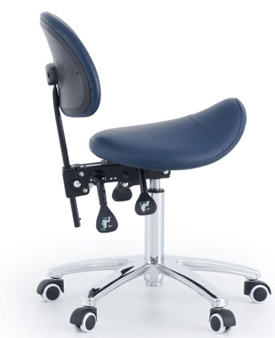 Pacific Saddle Stool with Back Rest - InterAktiv Health