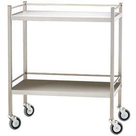 Stainless Steel Trolley 80cm Wide -No Drawers