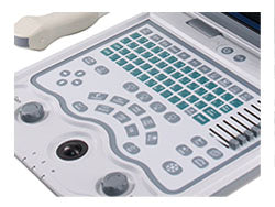 Kaixin KX5600 Black and white veterinary ultrasound scanner with fold out keyboard