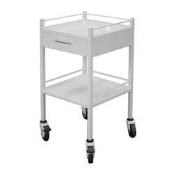 Dressing Trolley-Powder Coated Steel with 1 x Draws and Rail
